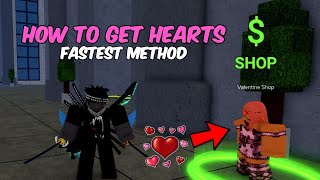 How to Get HEARTS in Blox Fruits (Fastest Method) Valentines Update Blox Fruits #bloxfruits #roblox