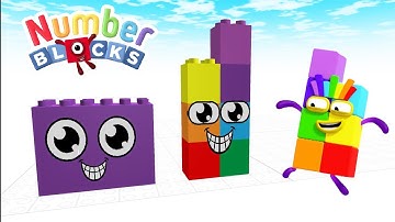 Making Numberblocks 07 Draw Bricks - Satisfying Video ! Mathlink Cubes DIY