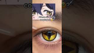 Hiiragi Utena contact lenses #lenspoison #makeup #hiiragiutena#utena #cosplay #contactlenses