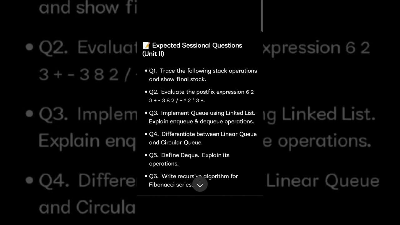 🔥 AKTU Data Structure Unit 1 & 2 | Sessional 2025 | 15 Most Important Questions | PYQ Analysis 💯