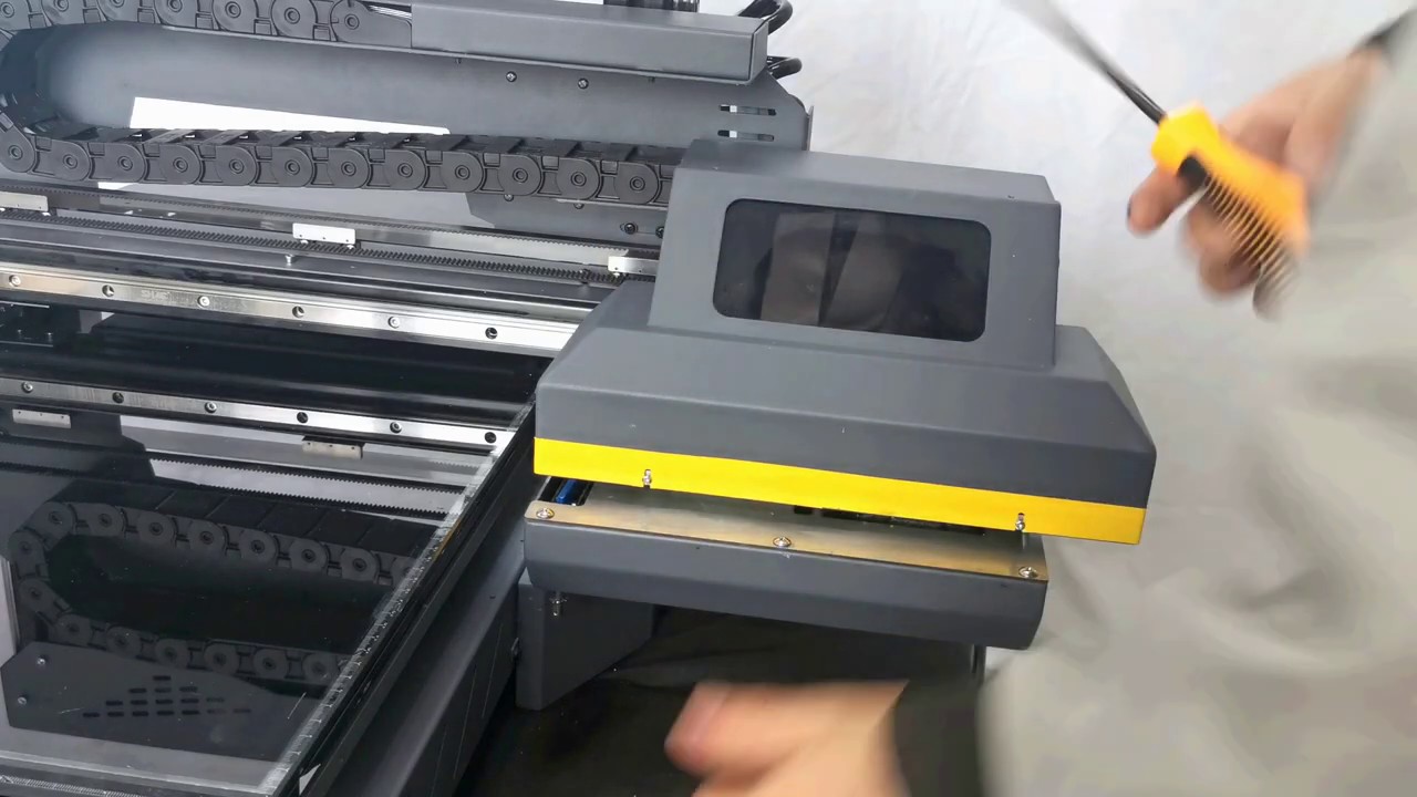 Step 2 Machine parts explanation - Focus Combo-Jet A3 desktop UV printer