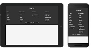 How to build a responsive footer using HTML and CSS | CLEAR EXPLANATION