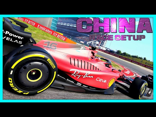 F1 22 China Car Setup - Optimised Race Setup