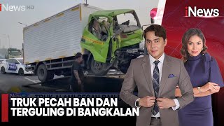 Pecah Ban Di Jalur Suramadu Truk Box Terguling Di Bangkalan Inews Today 2710