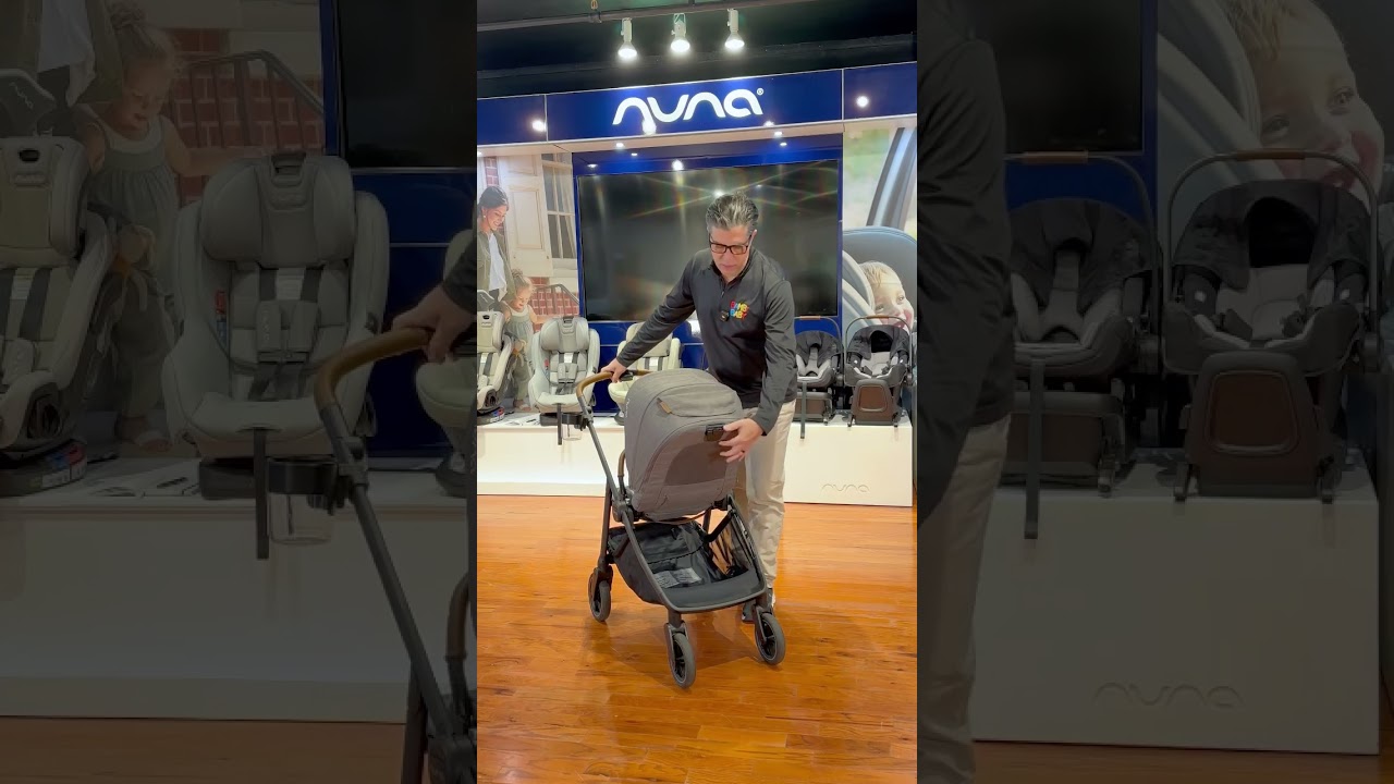 How To Fold Nuna Strollers  #stroller - YouTube