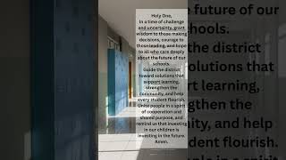 Prayer for our schools