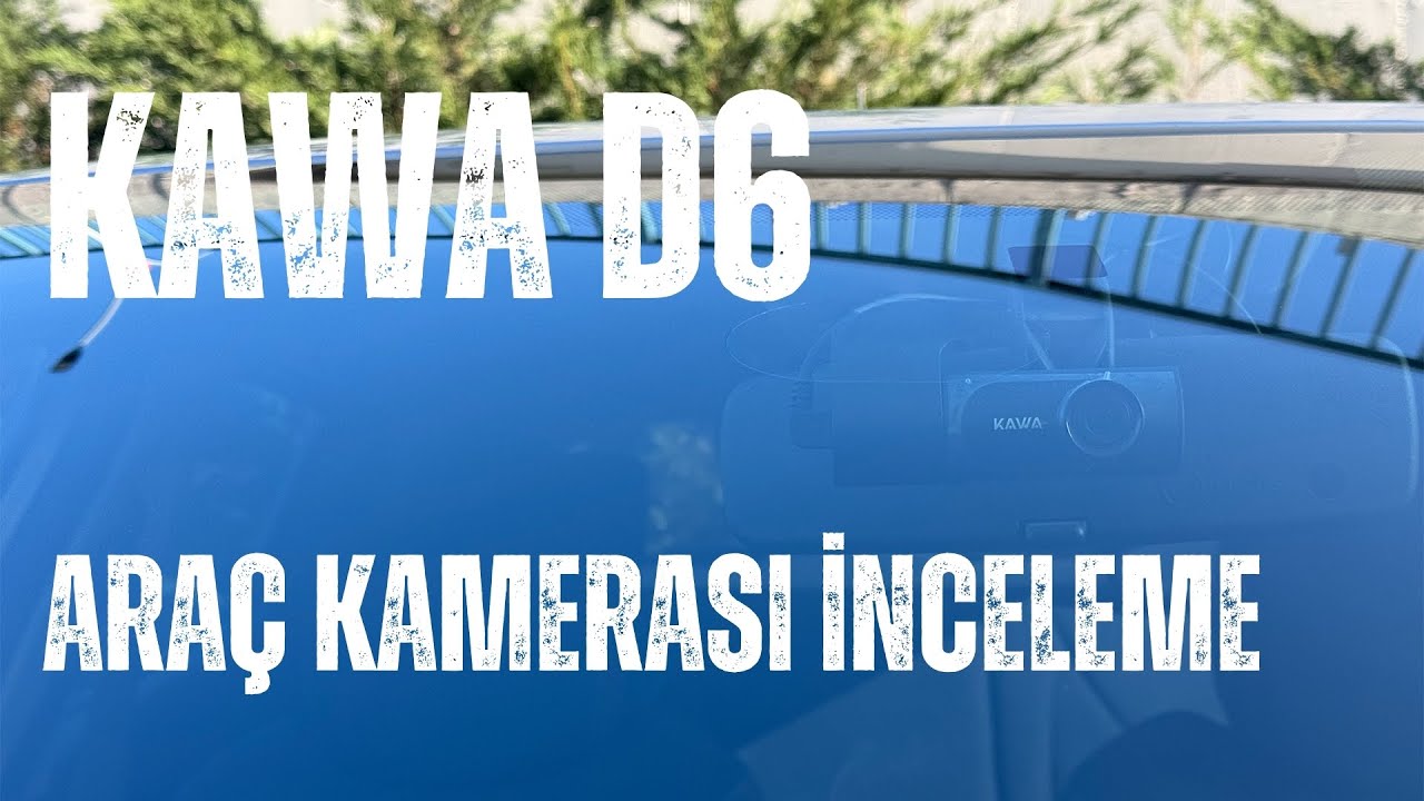 Kawa D6 3K 1620P 145° Geniş Açı Lens DSI-2 Gece Görüşlü G-Sensörlü