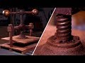 Restoring a rusty book press  antique tool restoration