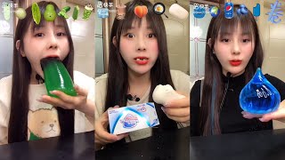 Asmr Eating Emojis Foods ???? Relaxing Tiktok Food | Satisfying