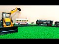 Train Vs Cow | Train Unboxing Video | JCB Unboxing video | #train #jcb #unboxing #kidsvideo #farm