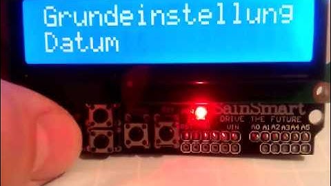 Arduino LCD Menu