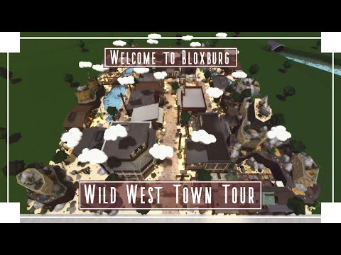 Wild West Town Tour Roblox Welcome To Bloxburg Youtube - roblox radville tour youtube