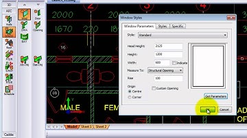 AEC Door Window and DWA enhancements in Caddie AEC Architecture .dwg software