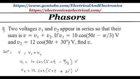 Adding Sinusoidal Functions | Electrical Engineering