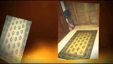 Tribal Art Inspired Custom Canvas Rug