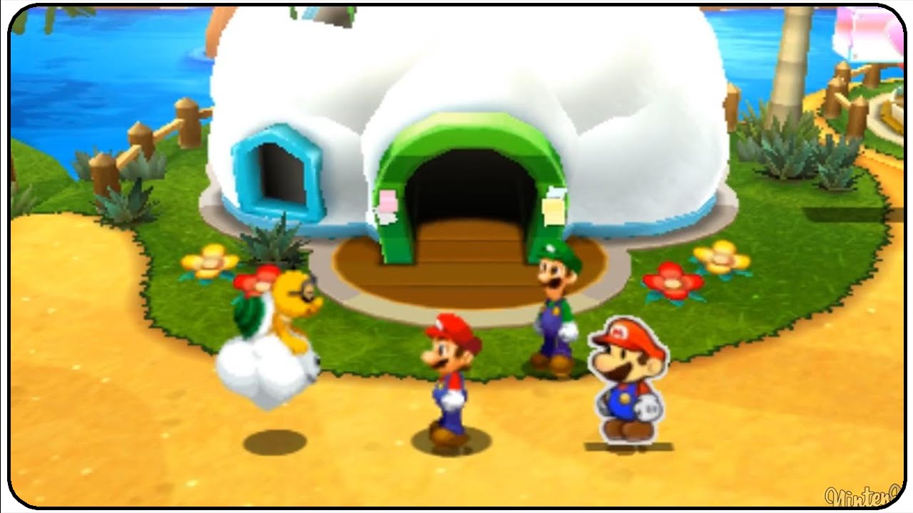 Mario & Luigi Paper Jam Walkthrough Part 9 Searching for Paper Toads - YouTube