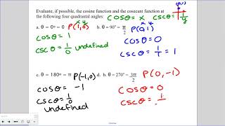 A.T. 5 3 Notes Trig functions at any angle