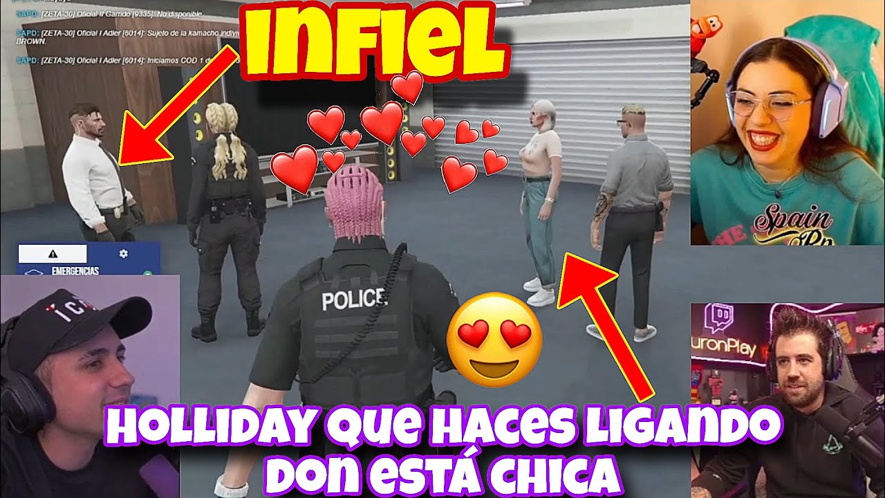 KALYE JONHSON, ISIDORO y GUSTABO de RISAS en el bar de la policía y el SUB-COMISARIO 1NF13L  🤣🤣🤣