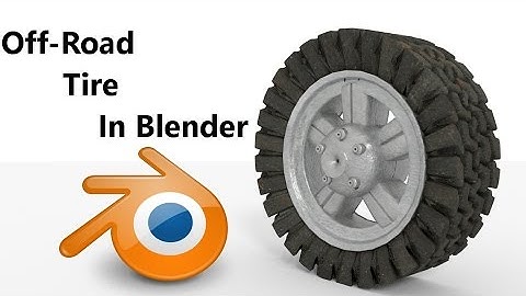 How to create a Off-Road Tire in Blender : Part 2