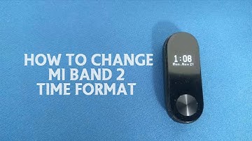 How To Change Mi Band 2 Time Format