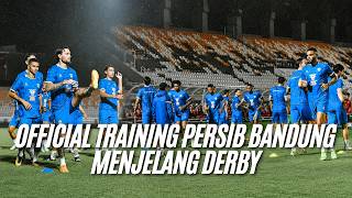 Suasana Dan Kondisi Tim Persib Bandung pada saat  Training Menjelang Laga Derby