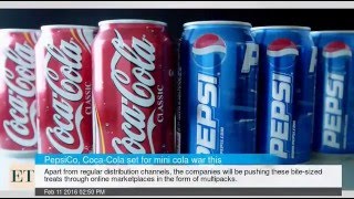 PepsiCo, Coca-Cola set for mini cola war this summer by offering mini cans and PET bottles screenshot 4