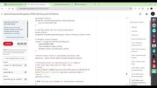 Optical Character Recognition OCR with Document AI Python