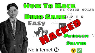 Python Programming | How to h**k Dino Game in Chrome? Very Easy! #dinosaur #coding  #python #viral