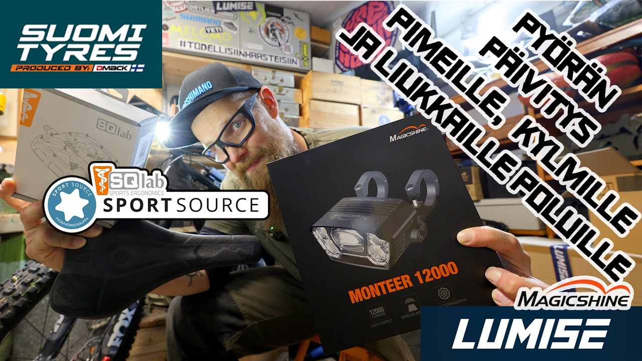 Обновление для мокрых, тёмных и холодных трасс. SQlab: 6OX и Magicshine MONTEER 12000 и Porcupine