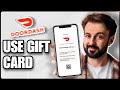 How to use gift card on Doordash