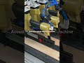 Acoustic panel nailing machine