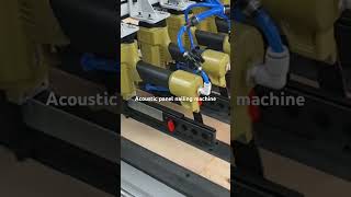 Acoustic panel nailing machine