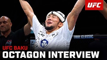 Myktybek Orolbai Octagon Interview | UFC Baku