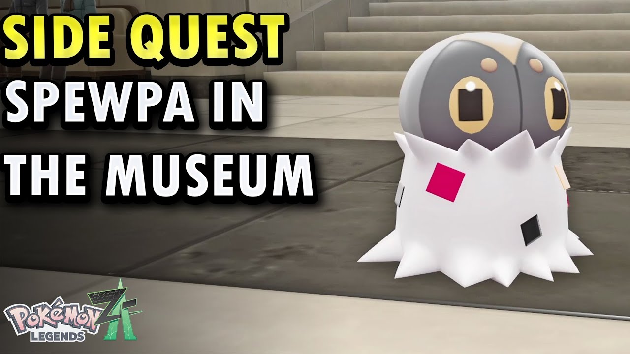 Side Quest - Spewpa in the Museum - Pokemon Legends Z-A