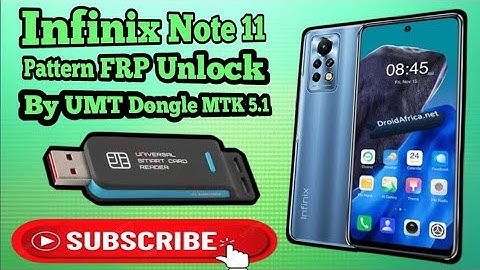 infinix note 11 pattern frp unlock by umt dongle mtk 5.1