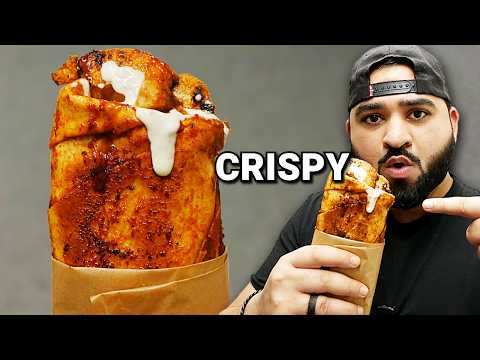 Crispy Turmeric Rice Shawarma