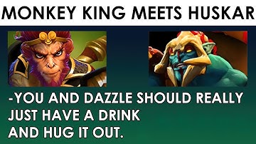When Huskar Meets Heroes / Dota 2