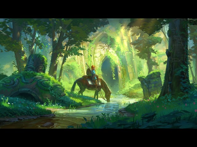 Video Live wallpaper «Link The Ancient Forest Temple The Legend of Zelda Breath of the Wild»