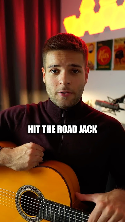 Hit The Road Jack - Ray Charles | classical guitar tutorial #shorts #guitarfingerstyle