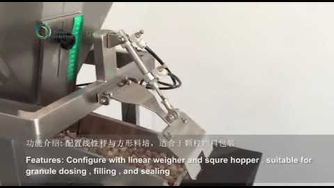 VD116L Linear Type Premade Packaging Machine+Linear Weigher+Granule