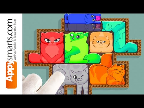 Puzzle Cats - Solve u0027Fit the Board Type Puzzles With Cat Shaped Blocks (Kids 9+ And Adults)