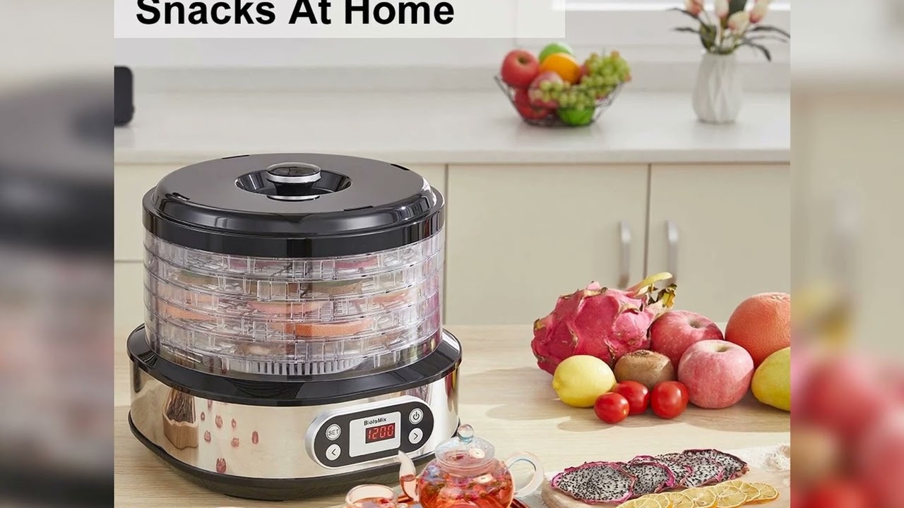 Latest Products You Must Know! BioloMix 6 Trays Food Dehydrator Fruits Dryer with Digital LED Disp