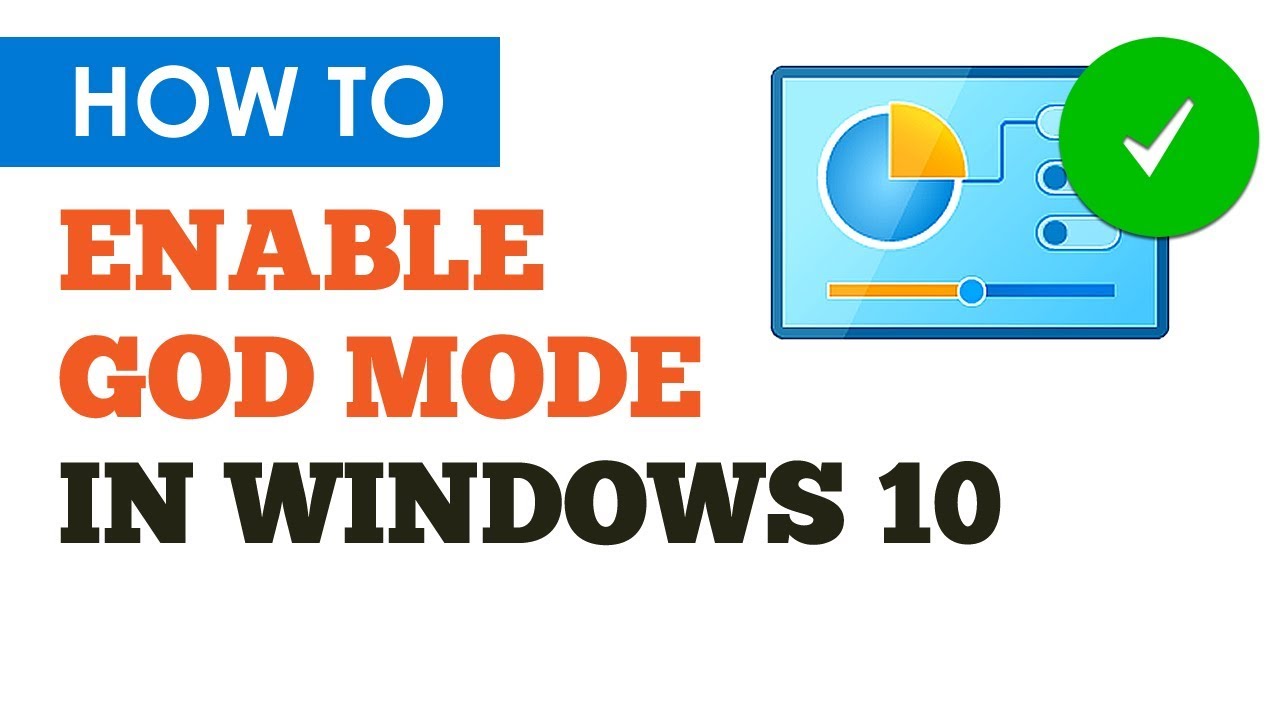 How To Enable God Mode In Windows 10 Easily - YouTube
