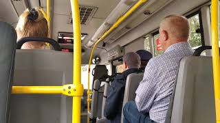 Поездка на синем автобусе ПАЗ Vector Next (NS), В 382 ТА 62, маршрут №62. Город Рязань.