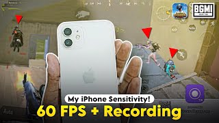 iPhone 12 BGMI Test in 2026! 🔥 60FPS + Recording | My Sensitivity
