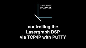 Lasergraph DSP remote control with PuTTY