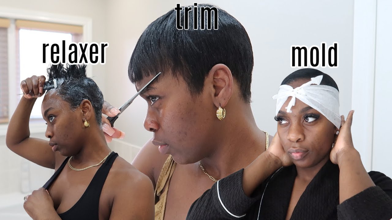 don't try this at home, relaxer fail!| Relaxer, mold & trim