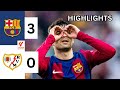 Barcelona 3-0 Roya Vallecano | HIGHLIGHTS | Lewandowski, Pedri Goals.