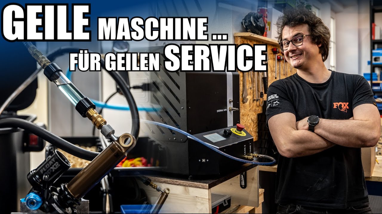 MASCHINE FÜR ECHTE PROFIS! Dämpferservice mit der LABA 7 Vakuumpumpe - FOX DPX2