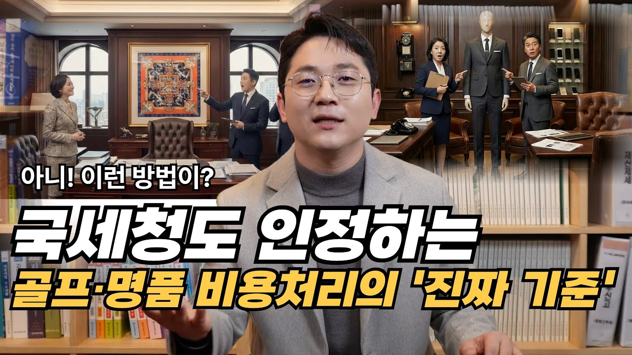 골프, 명품 비용처리? 합법적으로 인정받는 '유일한' 기준
